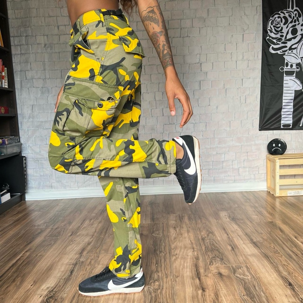 Zumiez Yellow Camo Pants